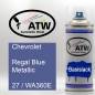 Preview: Chevrolet, Regal Blue Metallic, 27 / WA360E: 400ml Sprühdose, von ATW Autoteile West.